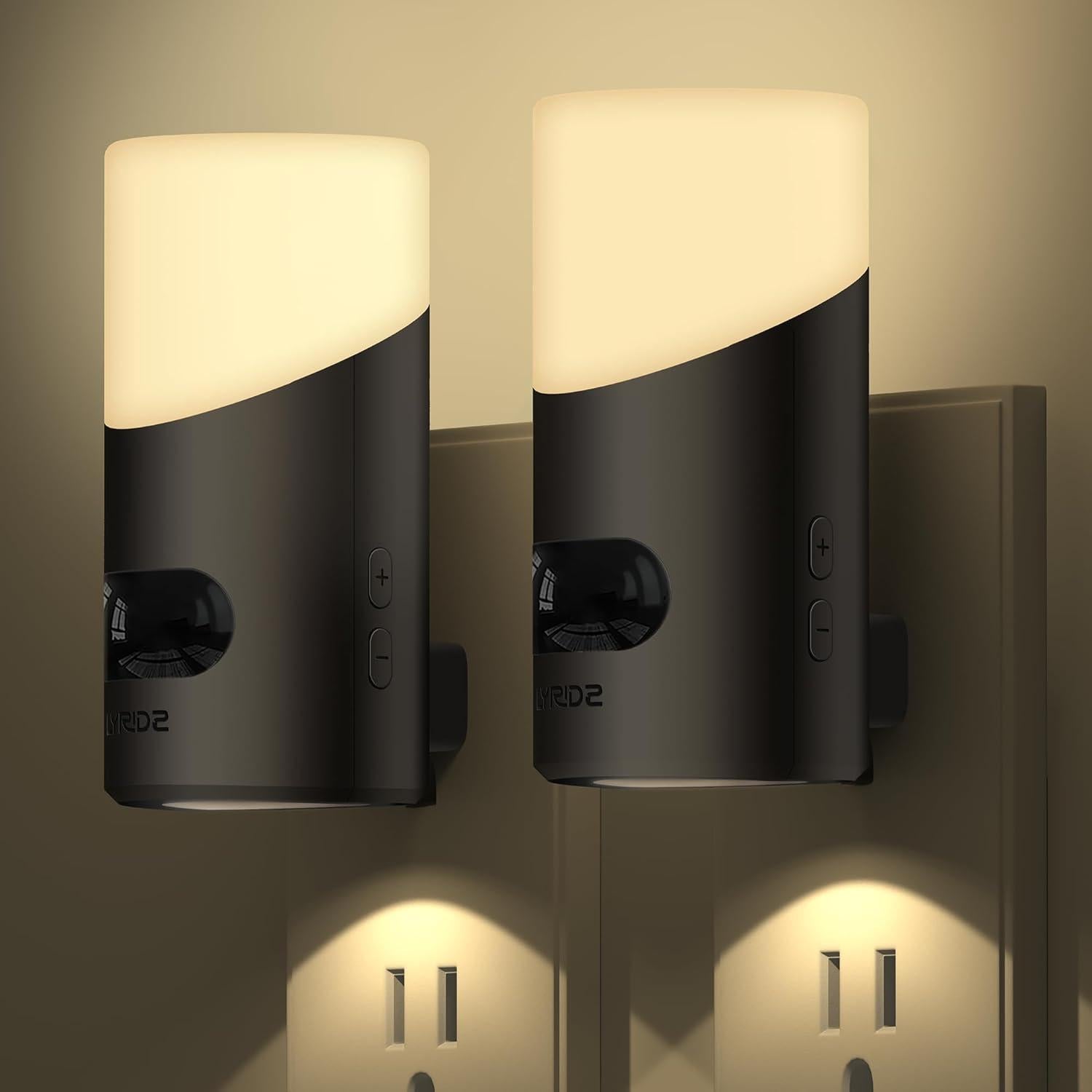 Luz Nocturna LED Lyridz Enchufable con Sensor de Movimiento