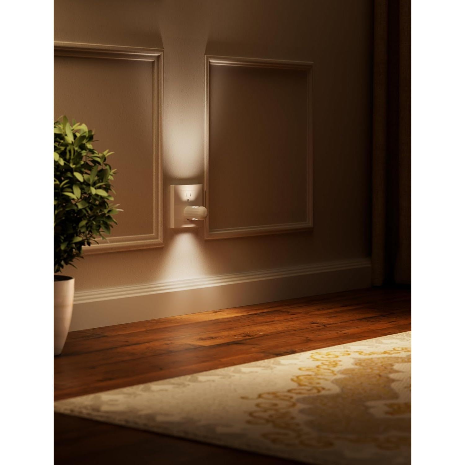 Paquete de 6 luces nocturnas LED GEPLAD 3000K enchufables