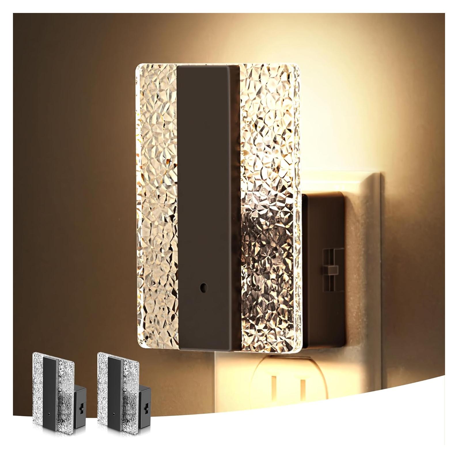 L LOHAS LED Luz Nocturna Regulable Enchufable 2 Unidades 3000K