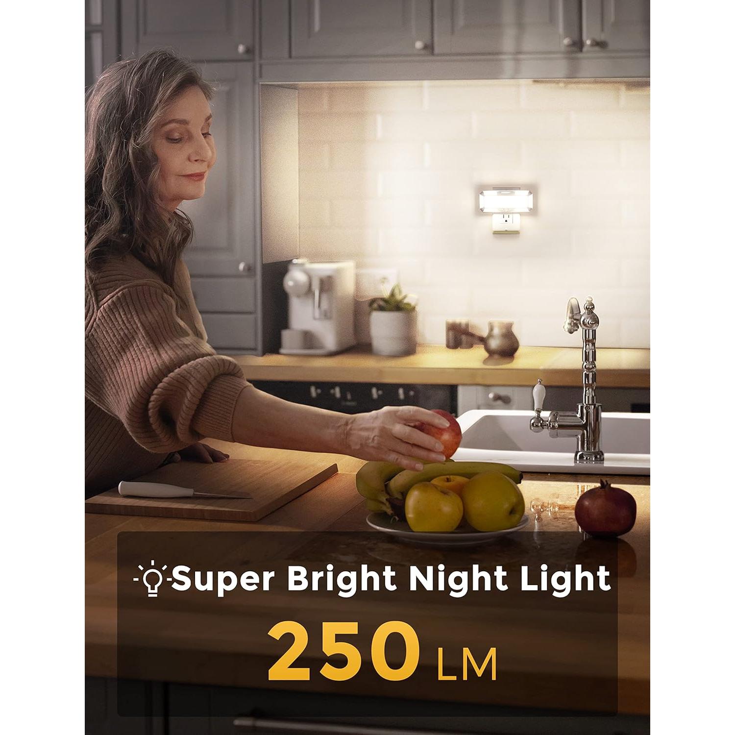 L LOHAS LED Luz Nocturna Regulable 250LM con Sensor 2W