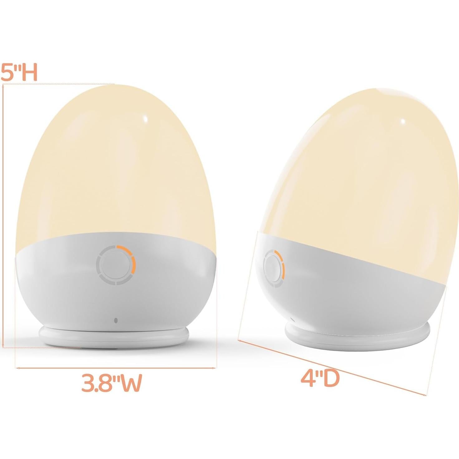 Luz Nocturna Táctil ZUZUKID Recargable para Bebés 3 Colores