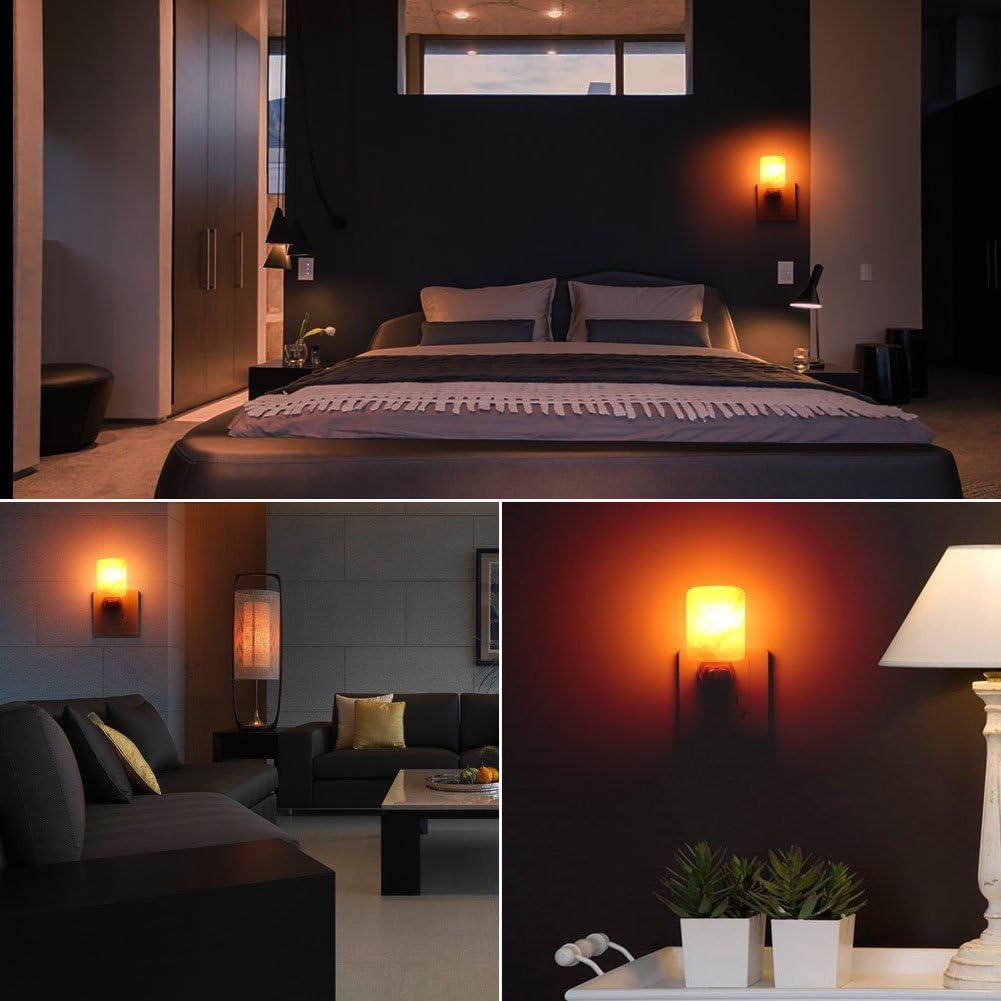 Lámpara de Sal del Himalaya Syntus 2 Piezas Luz Nocturna