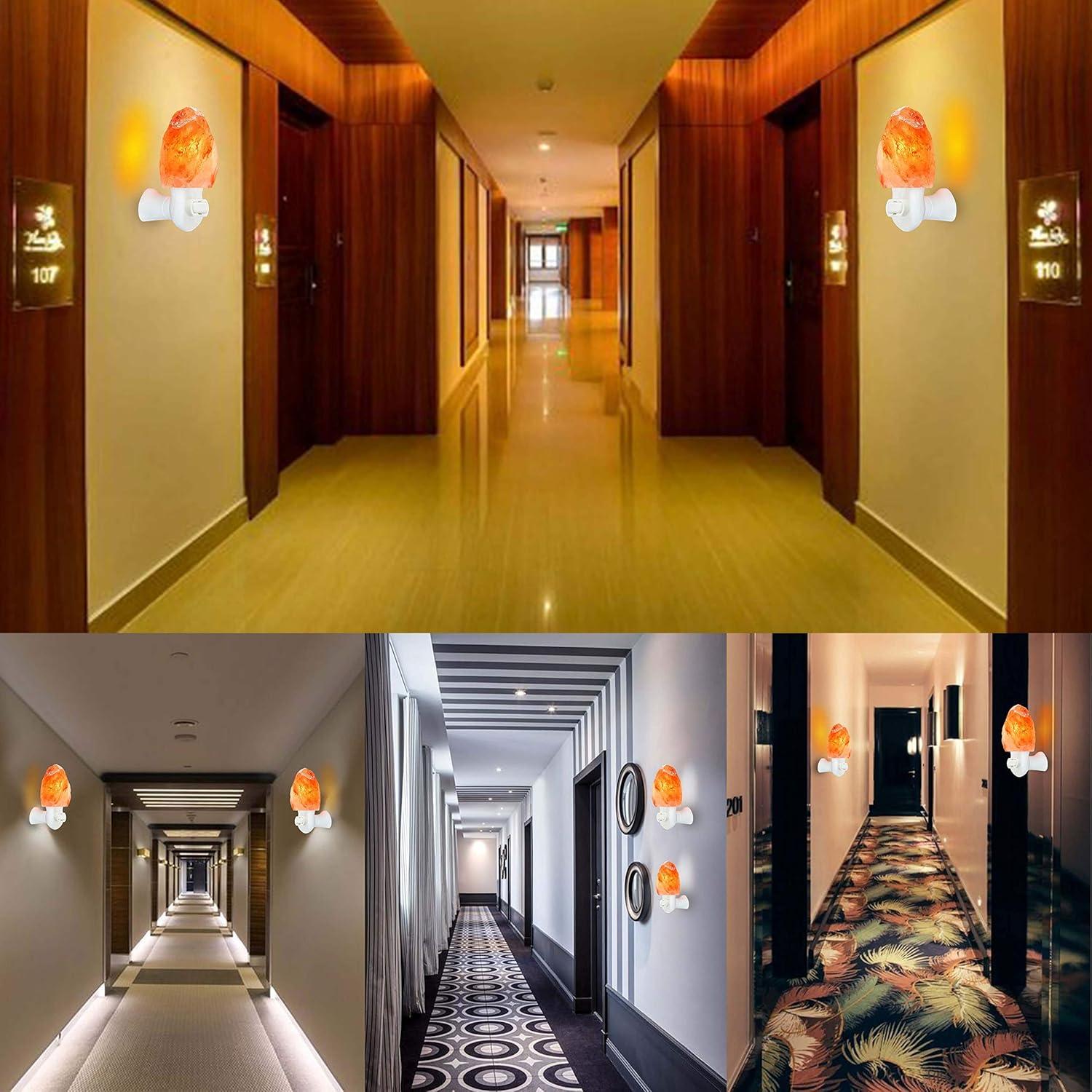 Lámpara de Sal del Himalaya Rosa Spantik - Hecha a Mano, 19.5x15.3cm