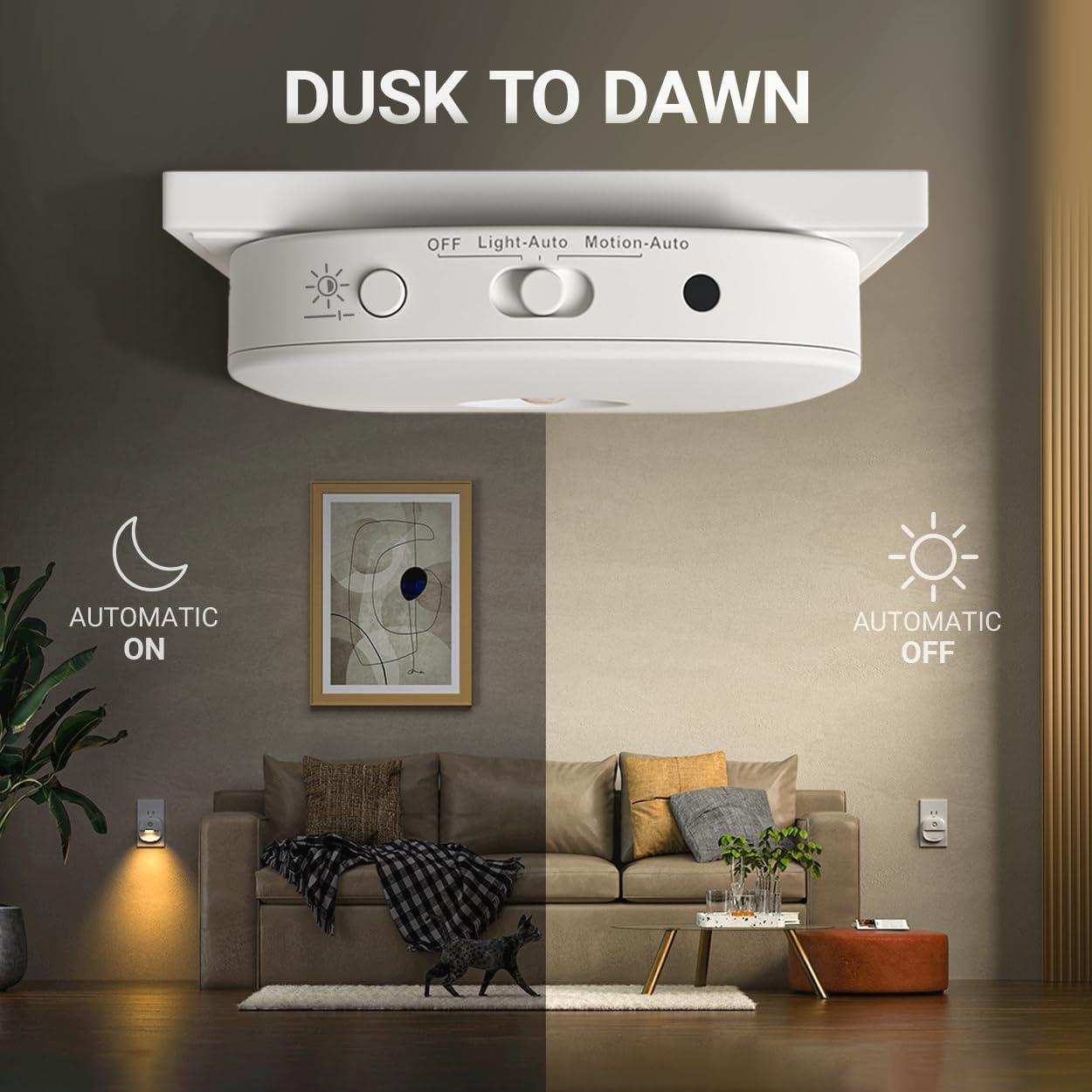 Luz Nocturna Lyridz con Sensor de Movimiento 4 Unidades