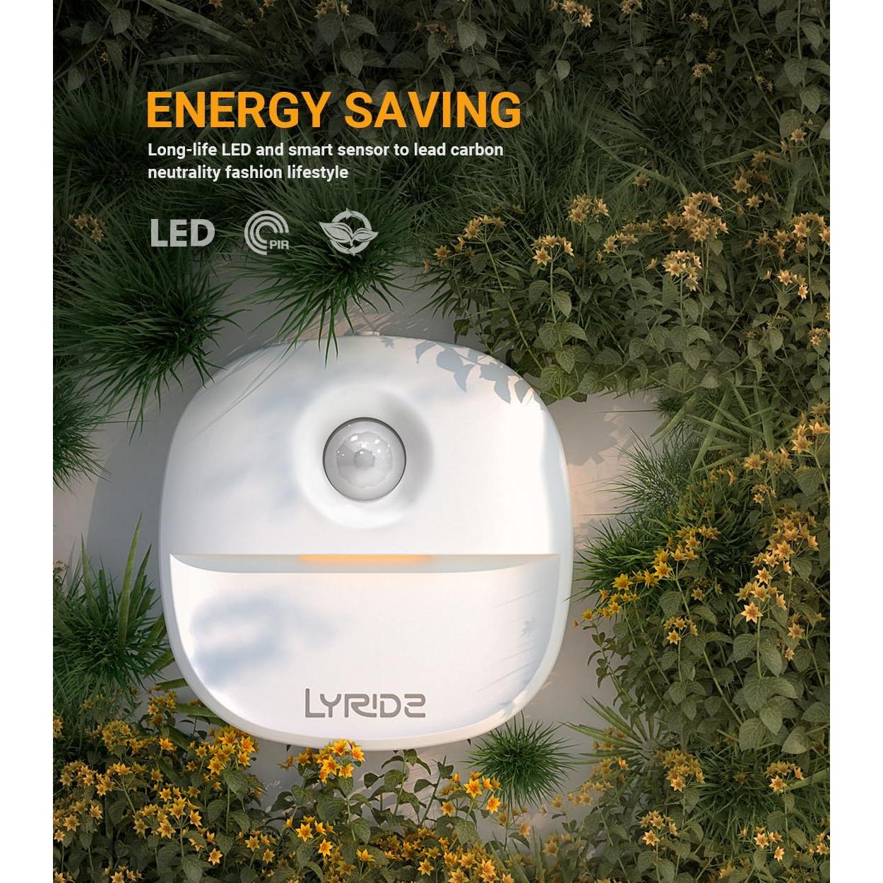 Luz Nocturna Lyridz con Sensor de Movimiento 4 Unidades