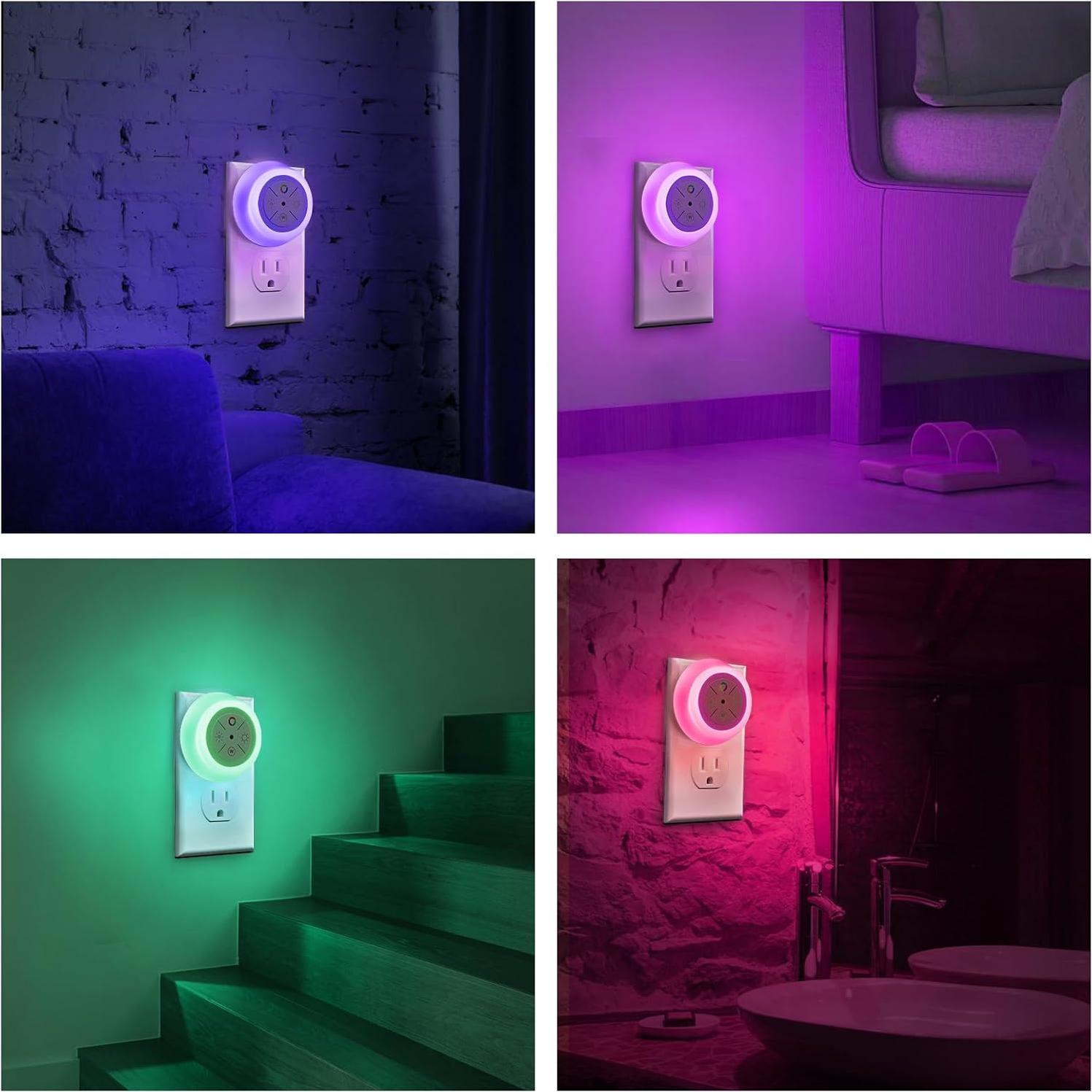 Luz Nocturna LED Dawnrise NL607B 12 Colores Regulable