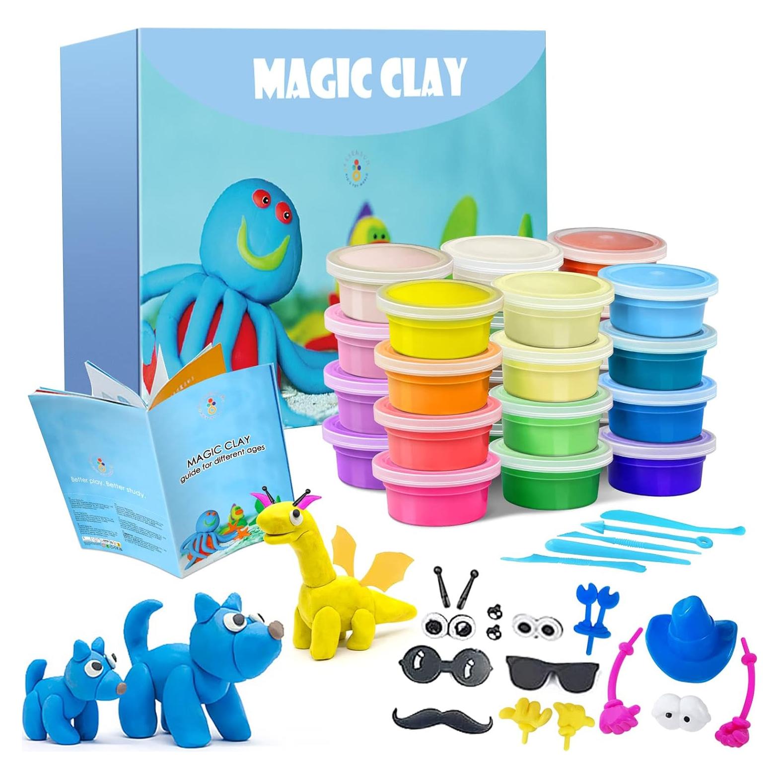 Kit de Arcilla que Seca al Aire ESSENSON 24 Colores DIY