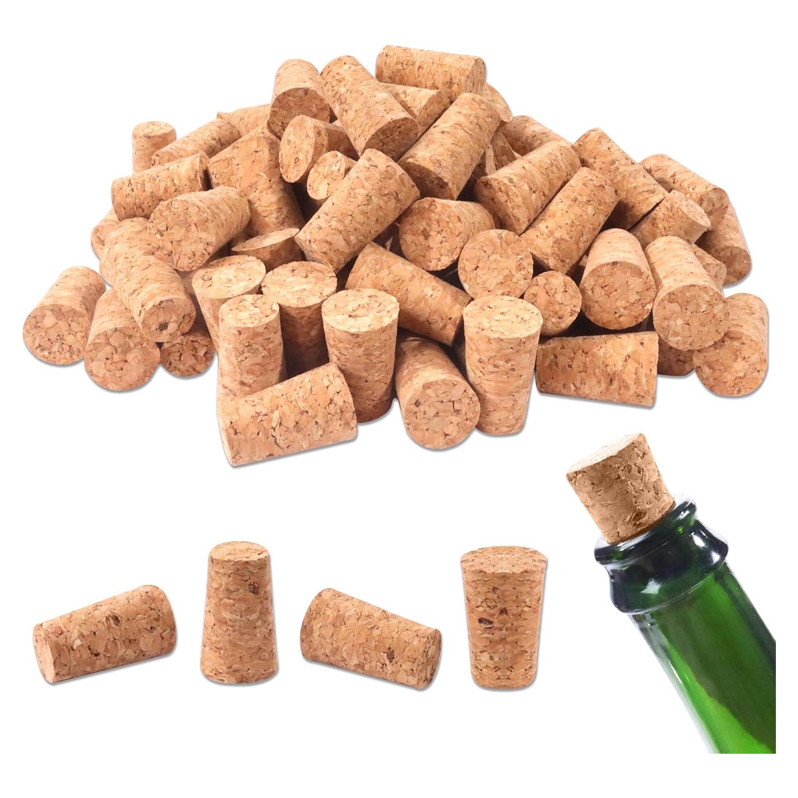 Paquete de 100 Tapones de Corcho GUANENA Tapered 22mm