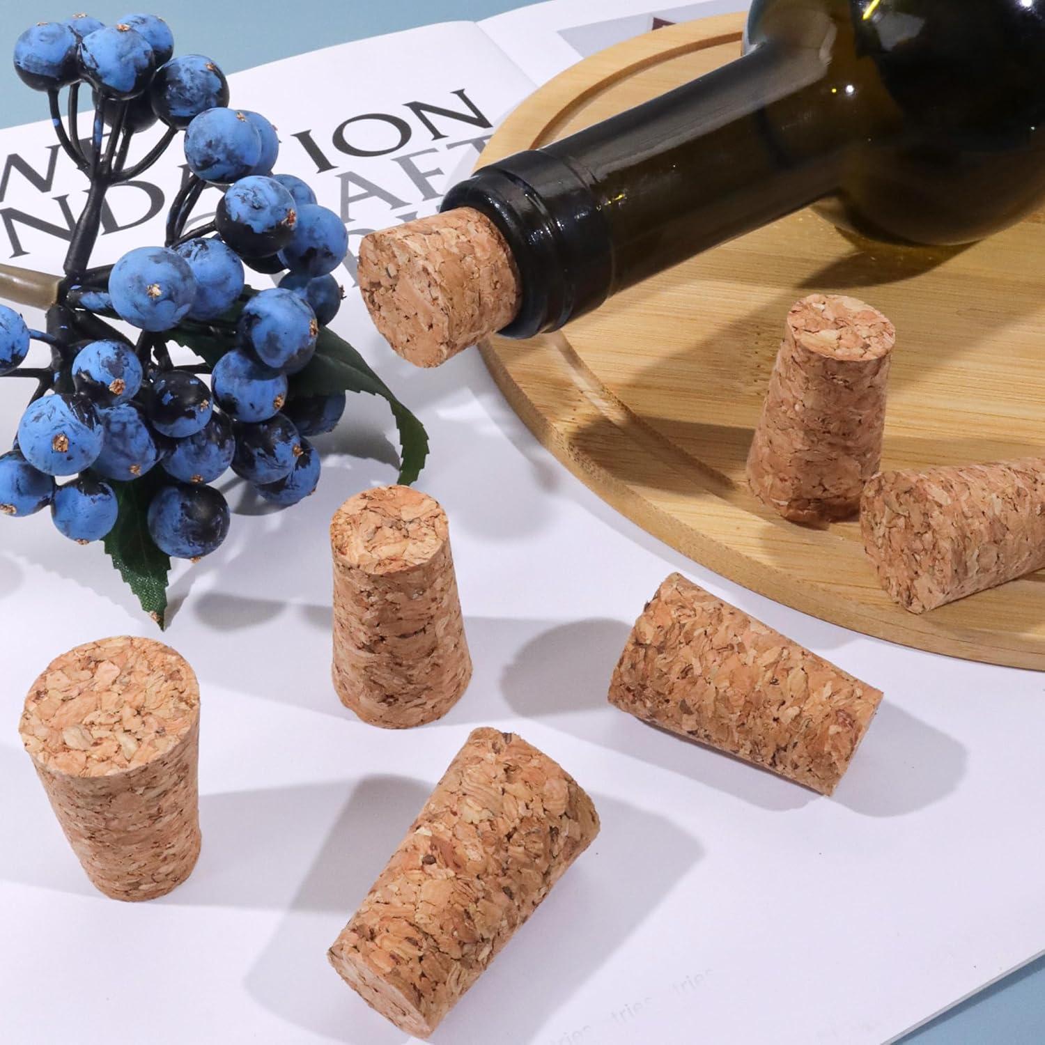 Paquete de 100 Tapones de Corcho GUANENA Tapered 22mm