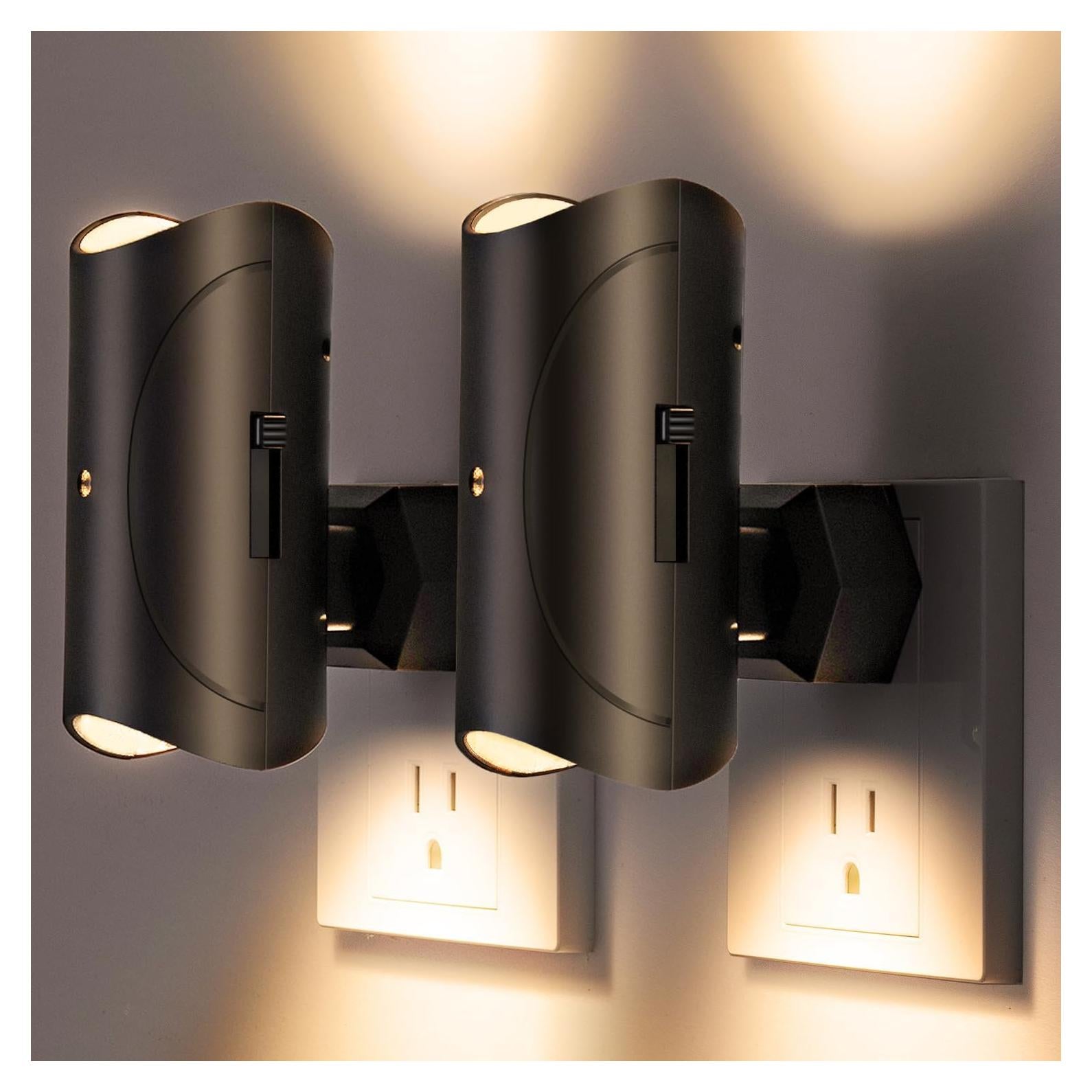 Luz Nocturna Aora con Sensor Crepúsculo, Juego de 2