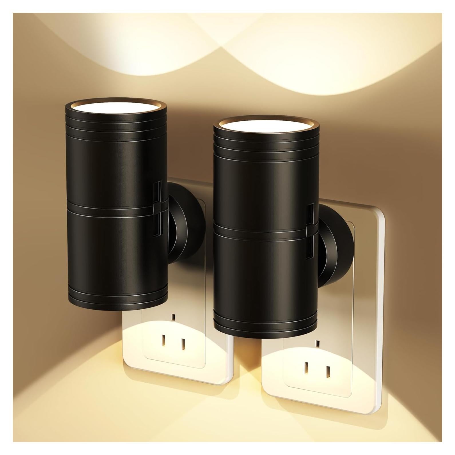 Luz Nocturna LED Regulable Likelgn, Paquete de 2, 3000K