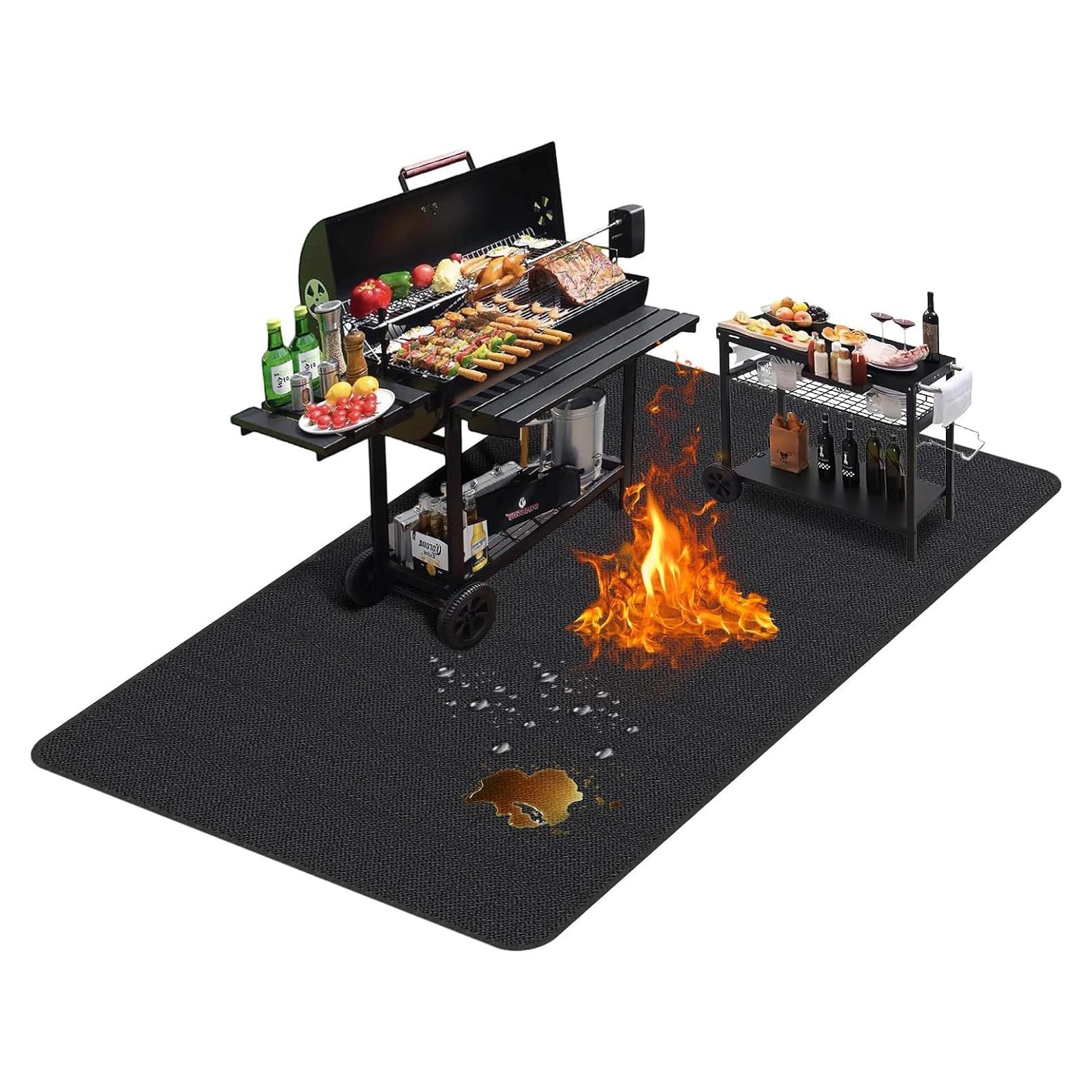 Alfombrilla para Parrilla TAOMAND 193x132 cm Impermeable