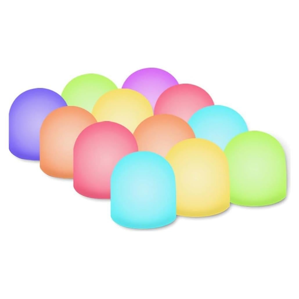Luz Nocturna Mini LED Novelty Place - 12 Piezas Multicolor