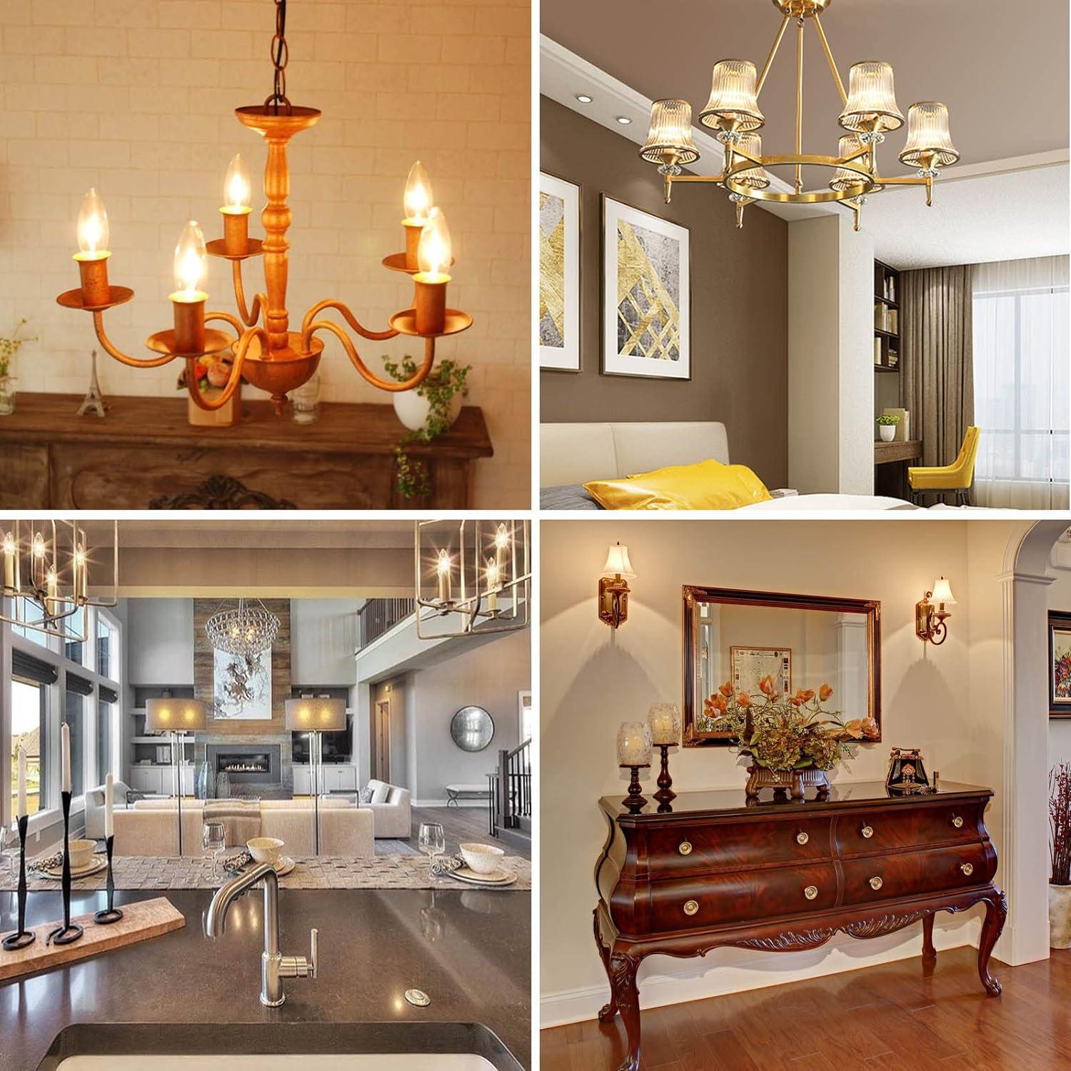 Paquete 24 Bombillas C7 E12 15W Regulables LinMiFo