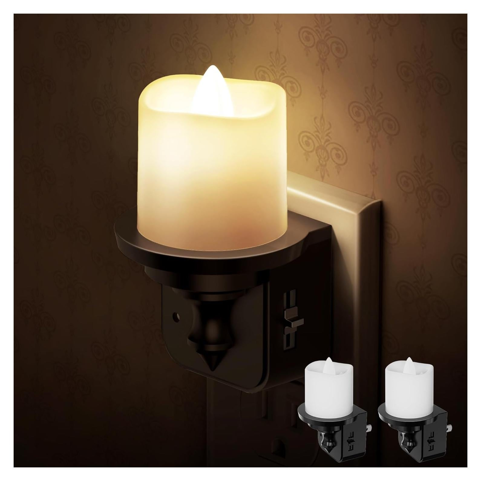 Luz Nocturna LED Briignite Enchufable 2 Piezas 100LM