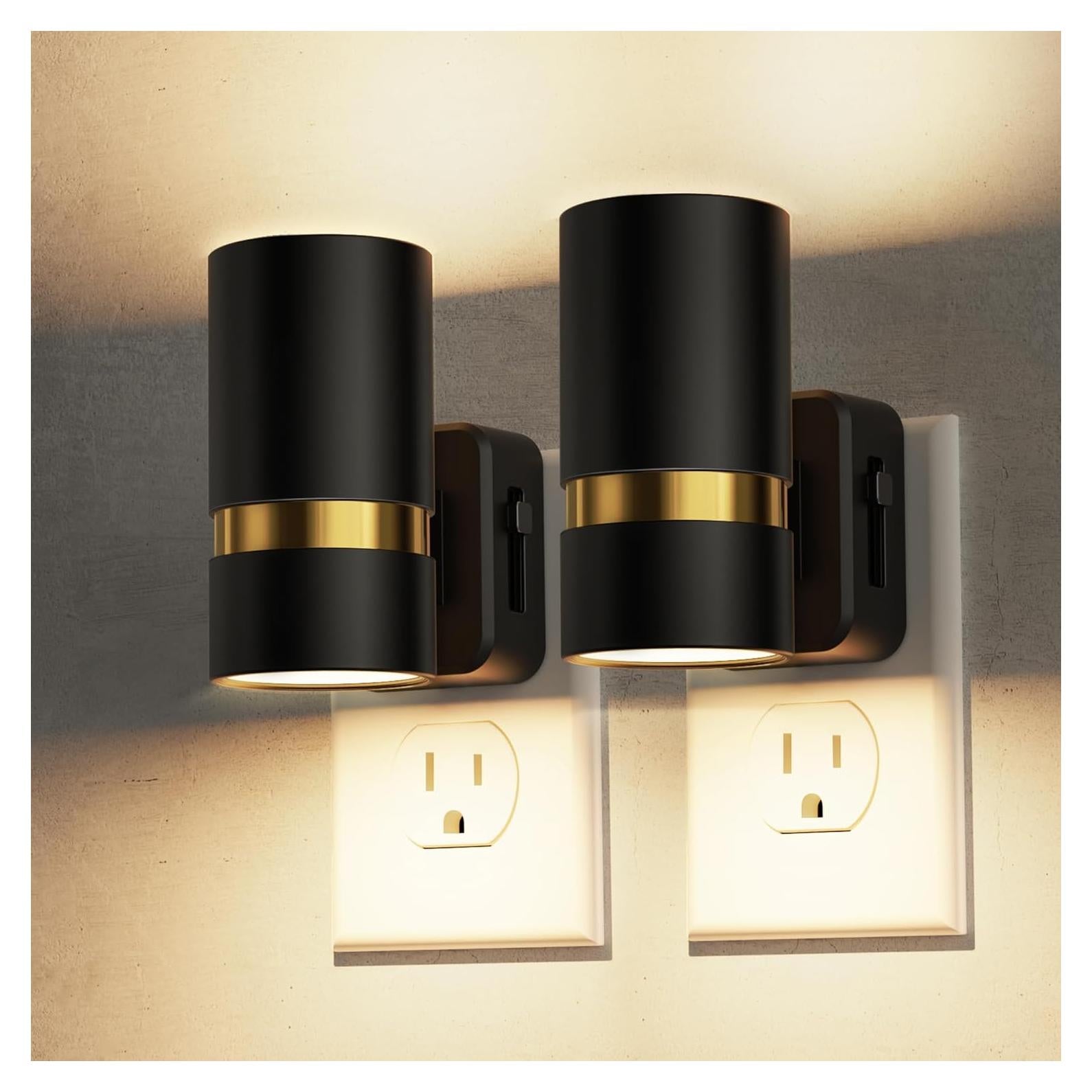 L LOHAS LED Luz Nocturna Enchufable Regulable 100LM 2 Piezas