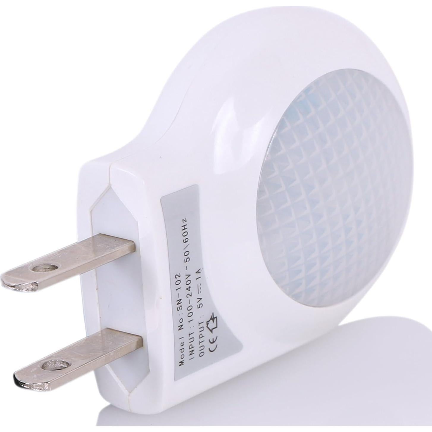 Luz Nocturna LED Omeet 0.7W Blanca - Paquete de 2