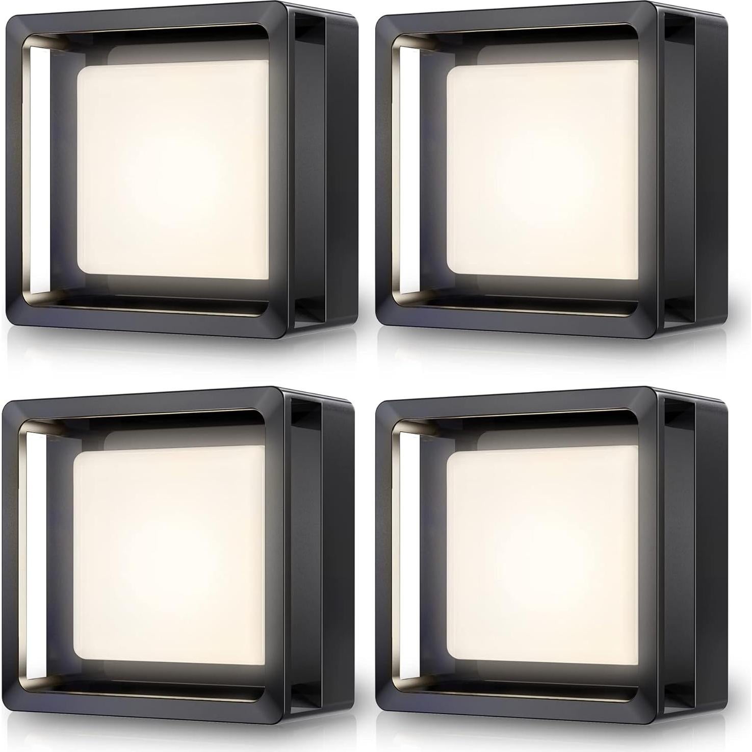 Luz Nocturna Enchufable DORESshop 4 Piezas 5000K