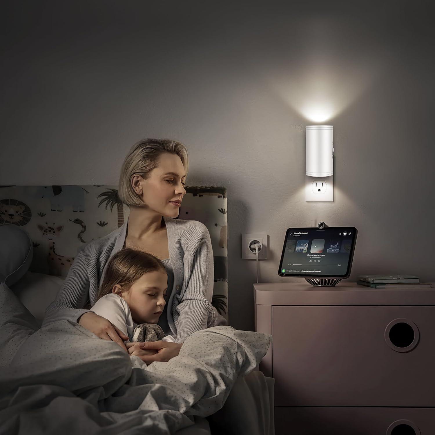 Paquete de 2 Luces Nocturnas LED SETEN 5000K Regulables