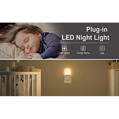 Luz Nocturna LED MAZ-TEK Enchufable con Sensor Crepúsculo - Paquete de 2