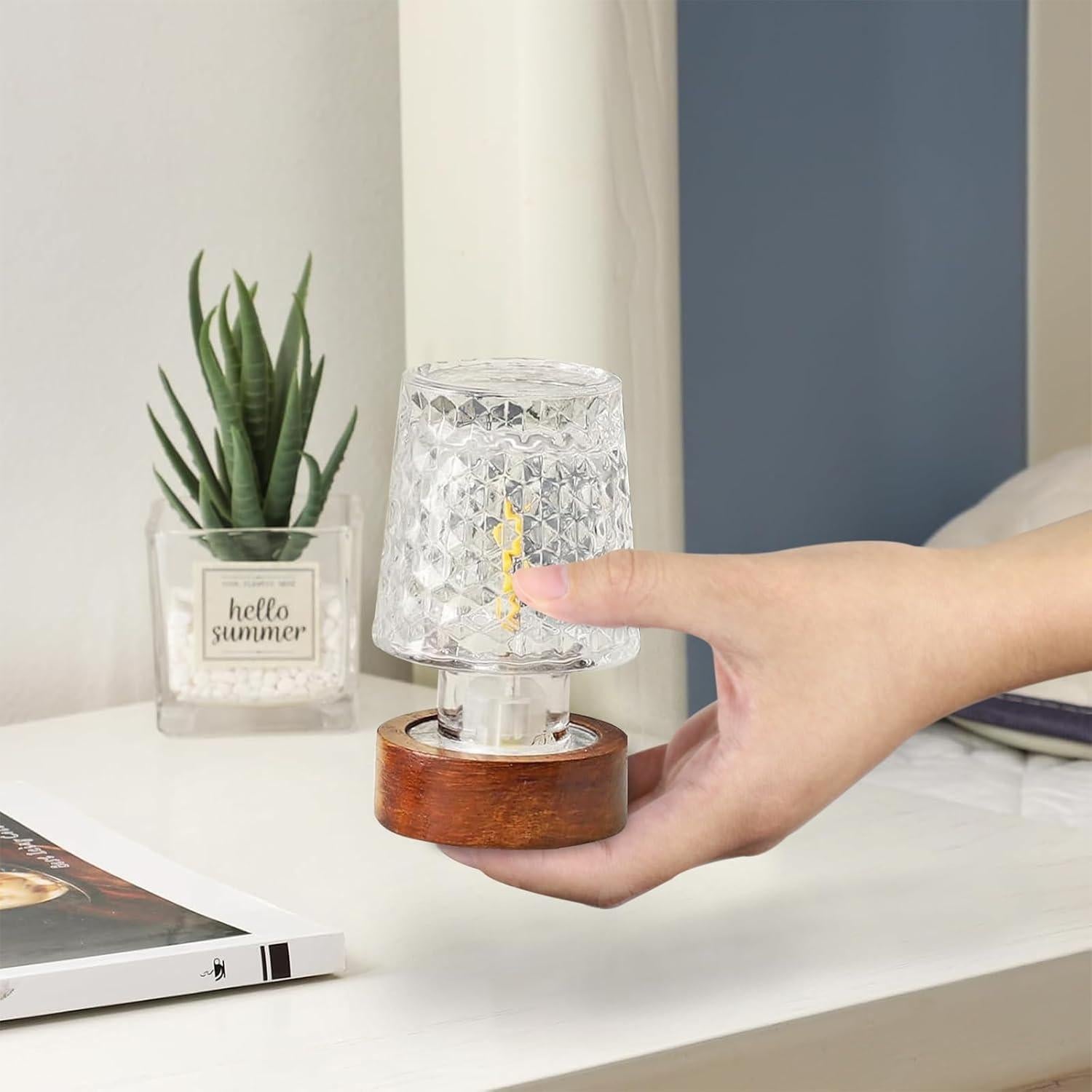 Lámpara Nocturna LED Portátil GZWANHANGMY con Temporizador