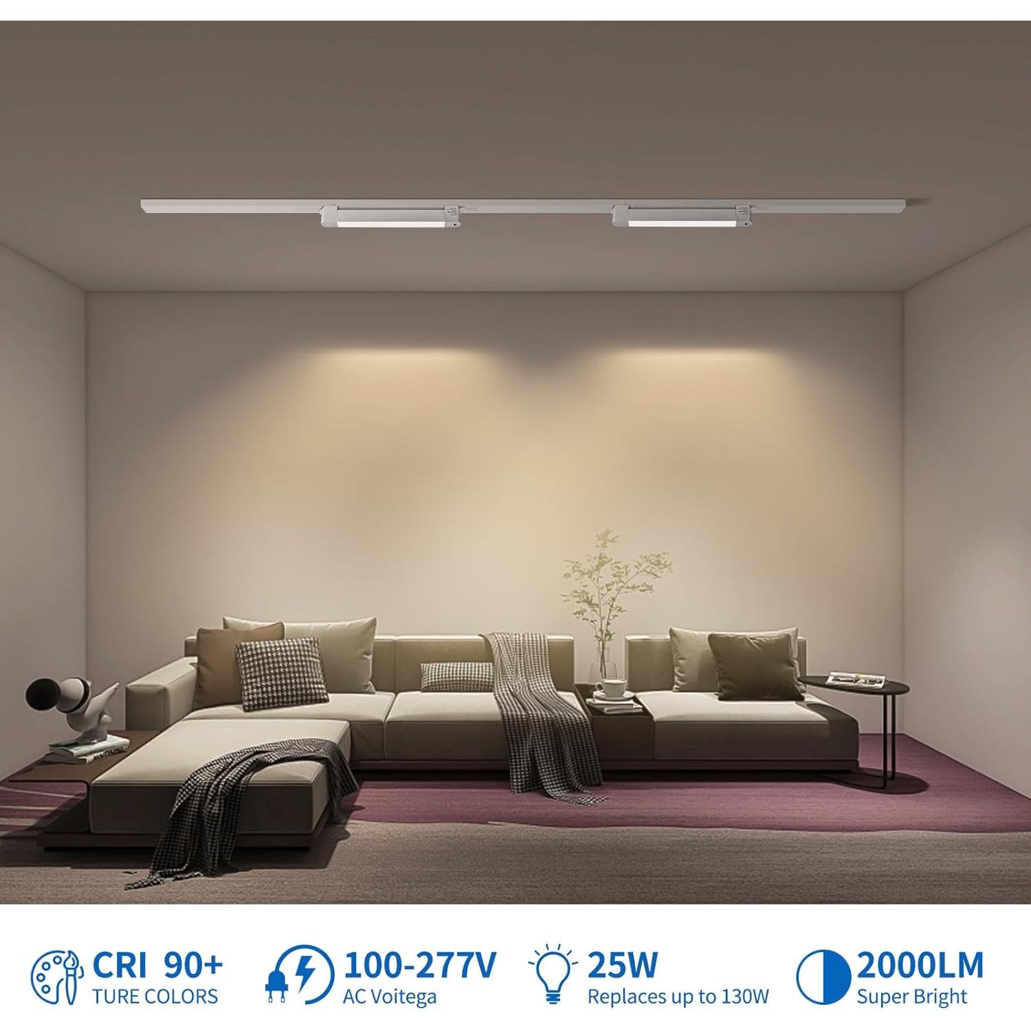 Sensor de Movimiento Luz LED Interior y Exterior IP64 2 Pzas