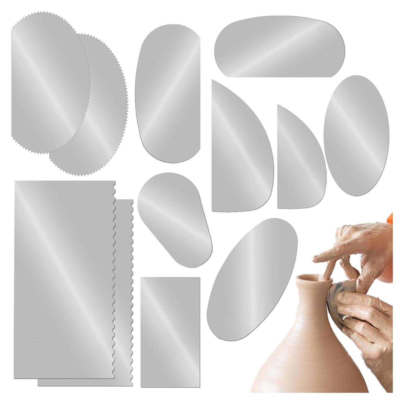 Set de 12 Herramientas de Cerámica OWMOSYX de Acero Inoxidable