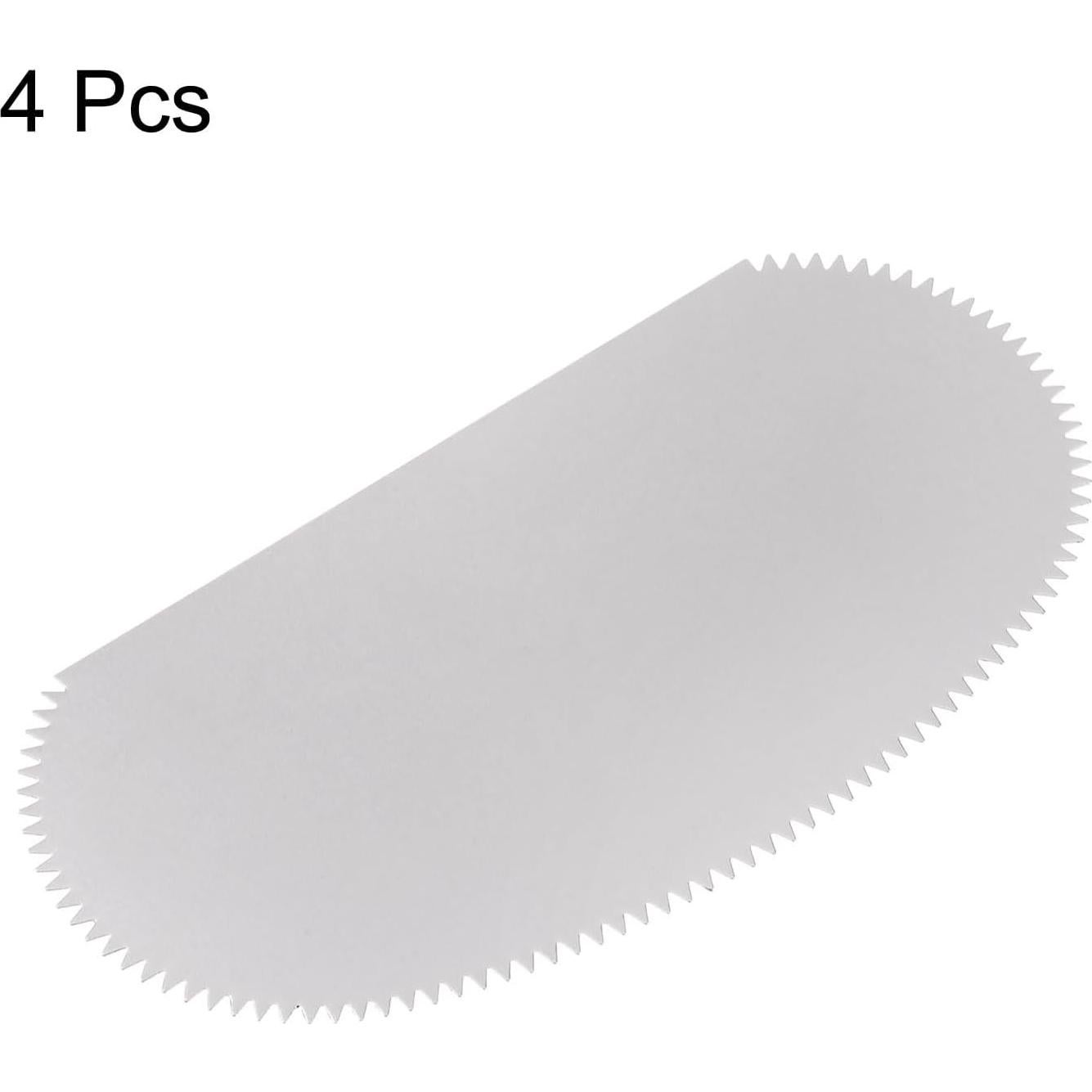 Raspadores de Arcilla Inoxidable HARFINGTON 4 Piezas 14x10cm