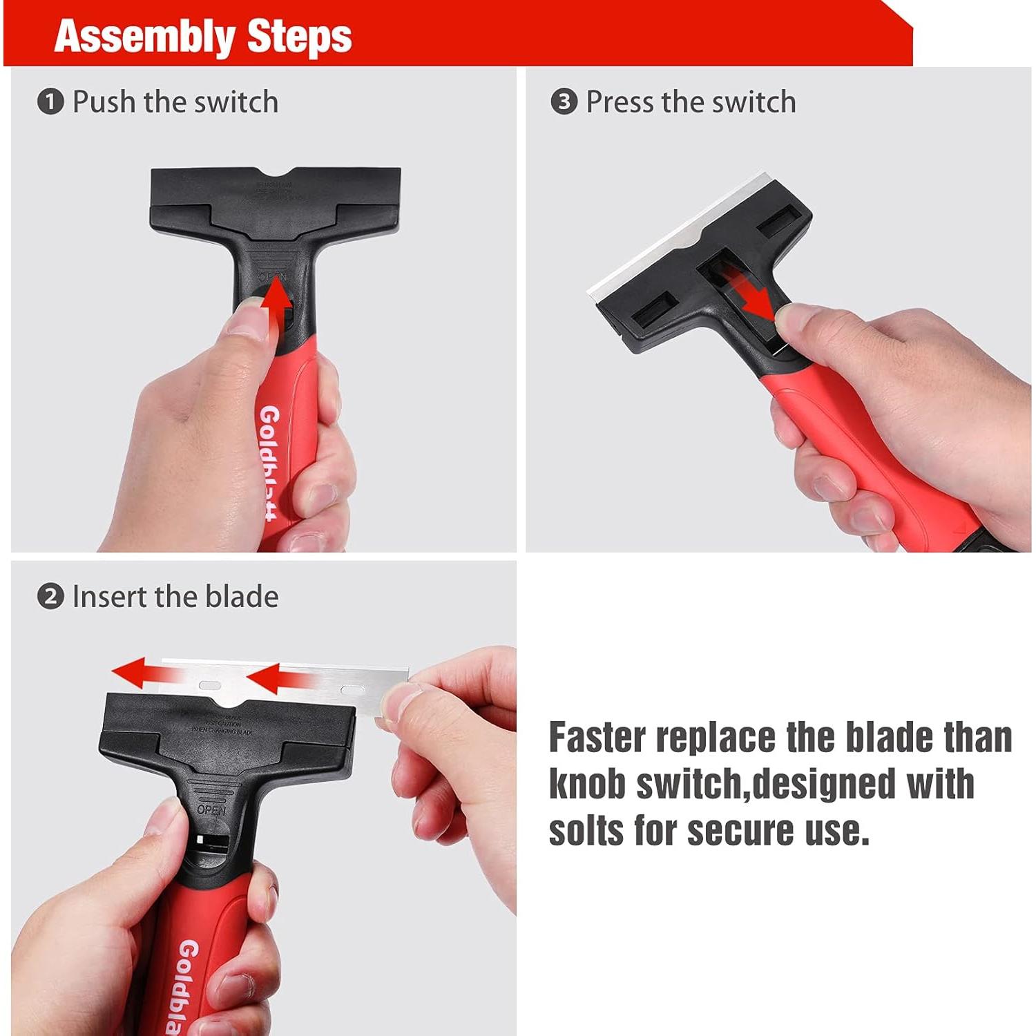 Raspador de Cuchilla Goldblatt con 20 Cuchillas 8,89 cm