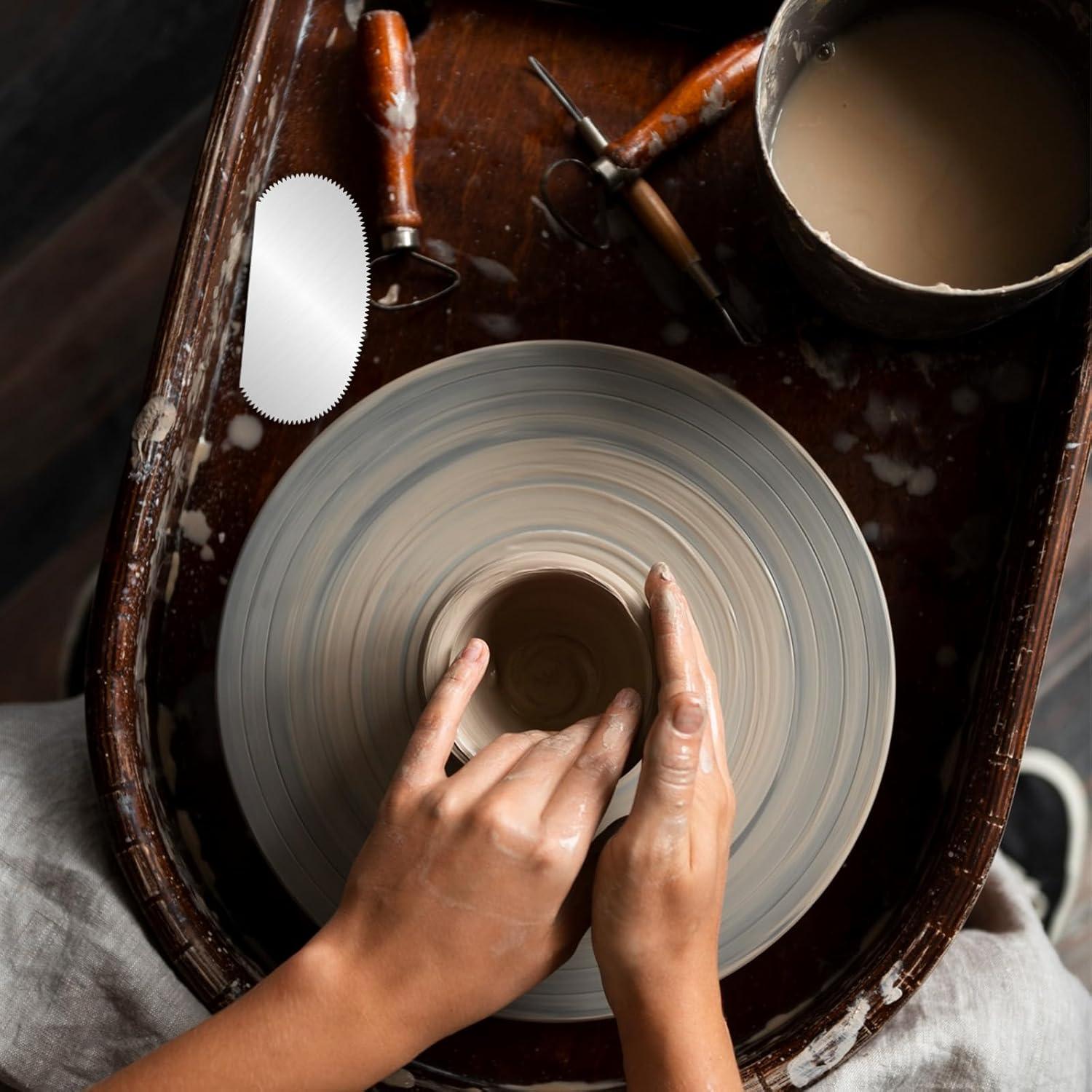 4 Piezas Raspadores de Cerámica Acero Inoxidable Vin Beauty