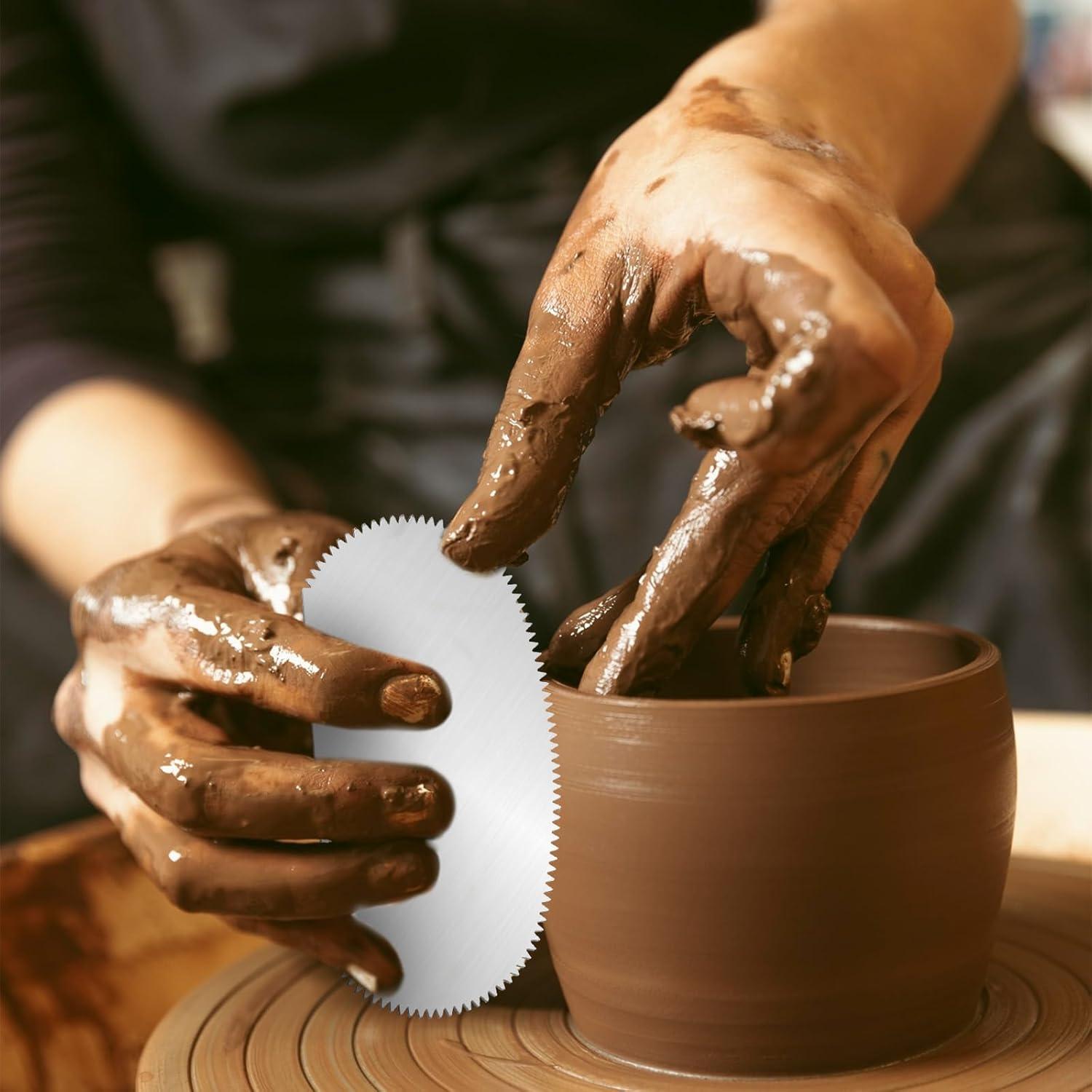 4 Piezas Raspadores de Cerámica Acero Inoxidable Vin Beauty