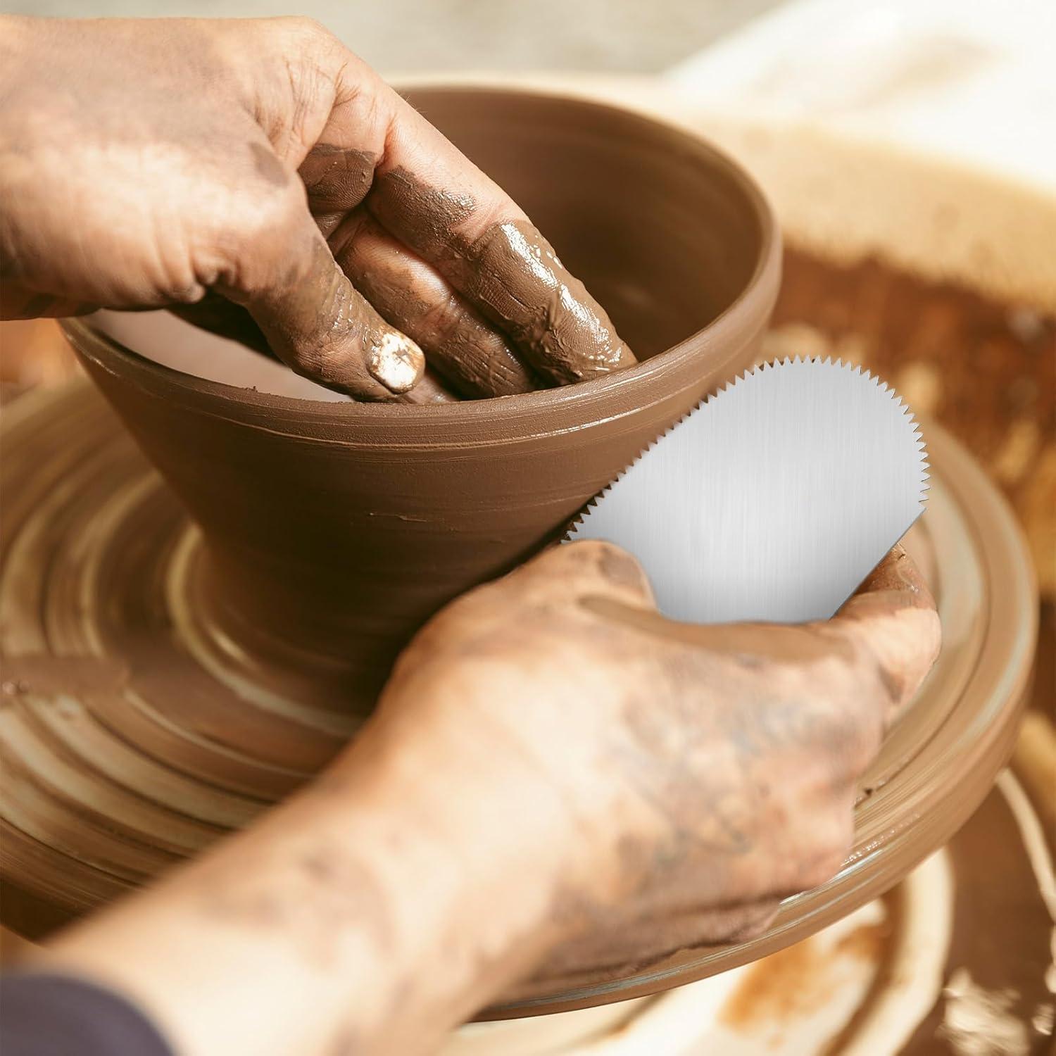 4 Piezas Raspadores de Cerámica Acero Inoxidable Vin Beauty