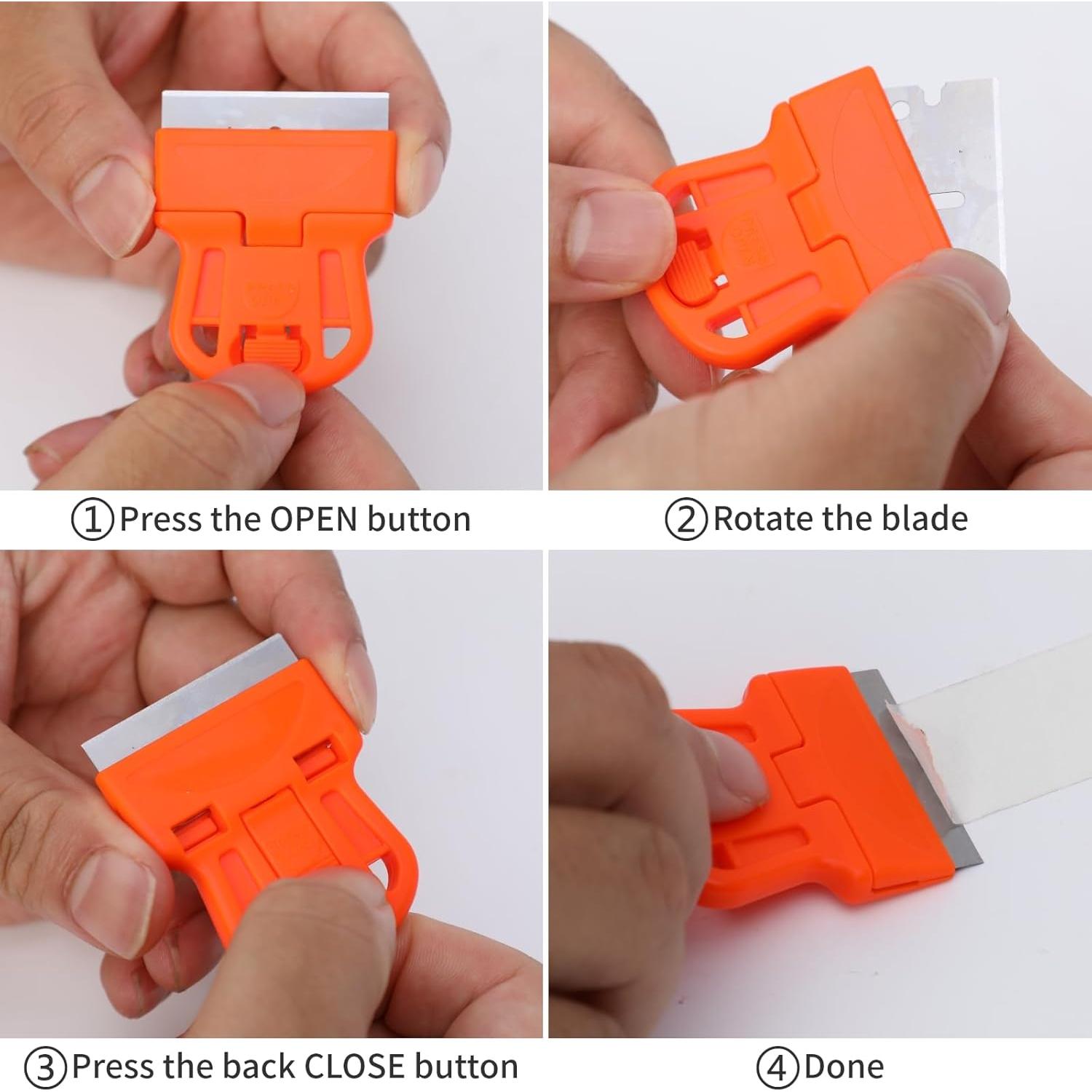 Juego de 2 raspadores Youpin con 10 cuchillas plásticas y metálicas