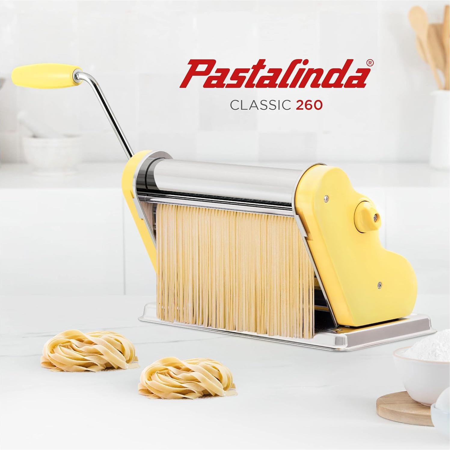 Máquina de Pasta PASTALINDA 26 cm Acero Inoxidable Amarillo