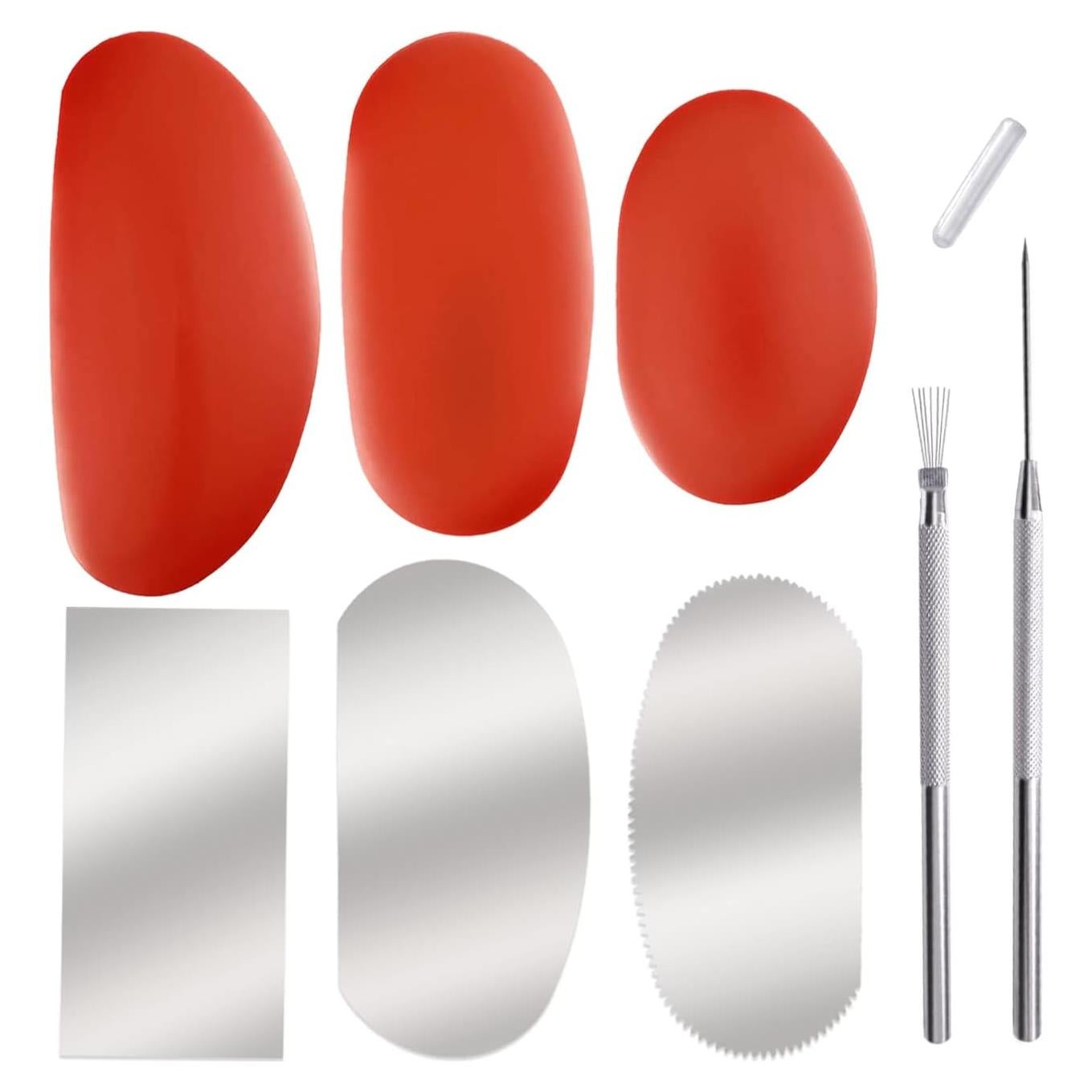 Set de Herramientas para Cerámica CKANDAY - 3 Ribs y 5 Accesorios