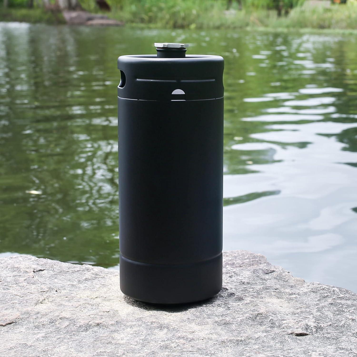 Mini Barril Acero Inoxidable 1.14kg 33cm para Cerveza