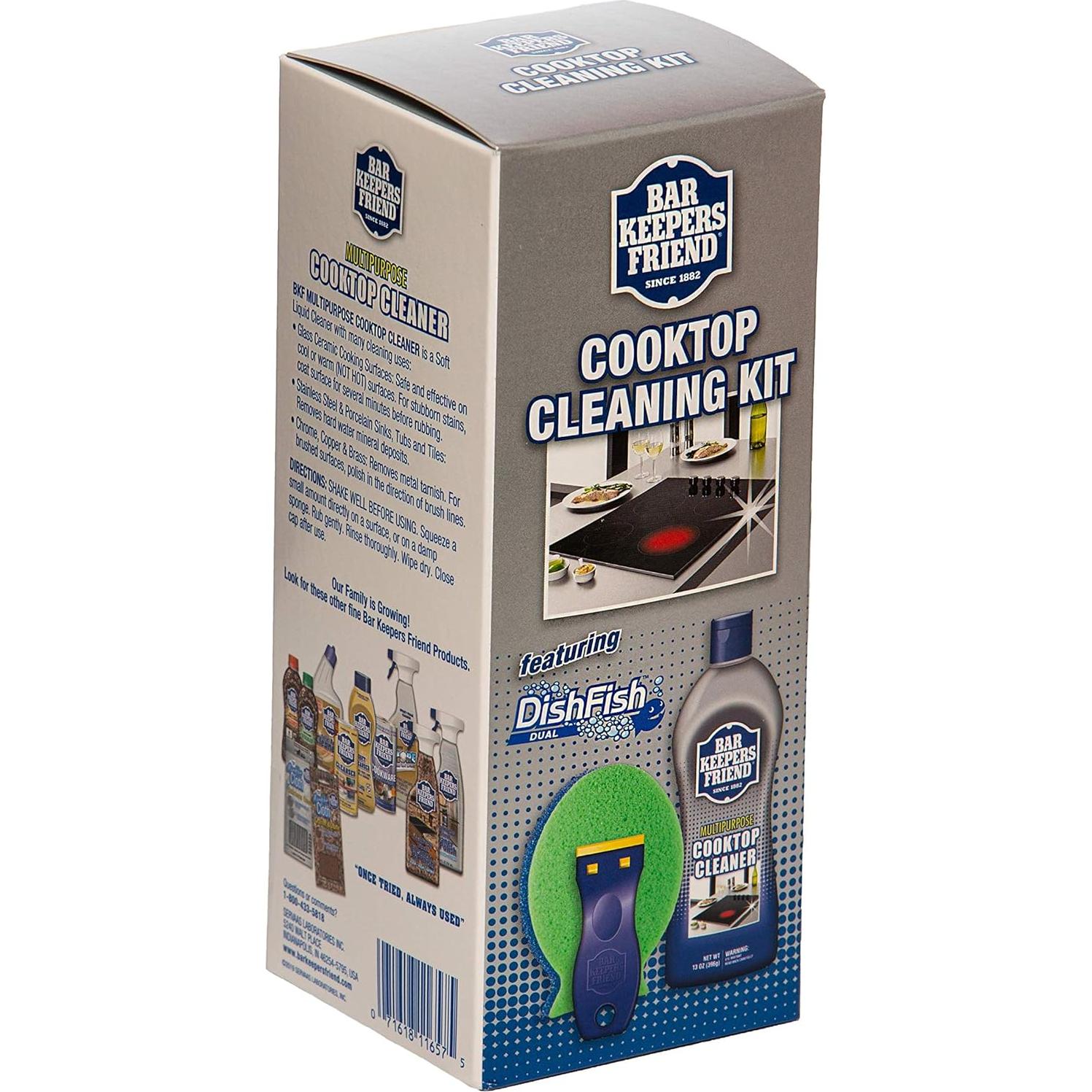 Limpiador de Cocina Bar Keepers Friend 399g + Raspador y Esponja