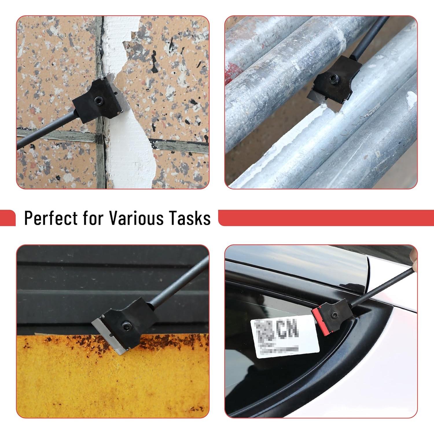 Raspador de Extensión Bates 27,94 cm con 6 Cuchillas