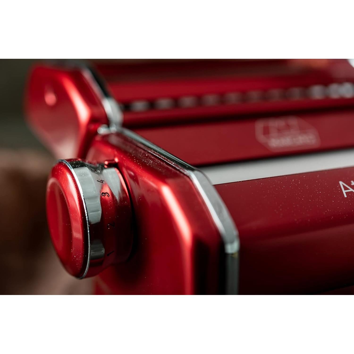 Máquina de Pasta Marcato Atlas 150 Roja Manual 2 cuchillas