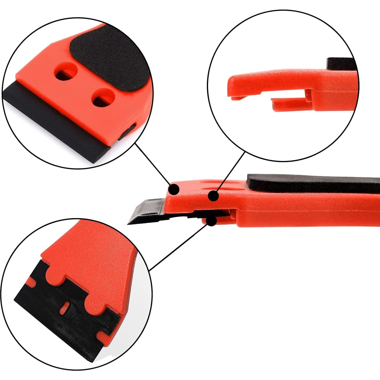 Raspador de Plástico EHDIS 2 Pcs con 100 Cuchillas