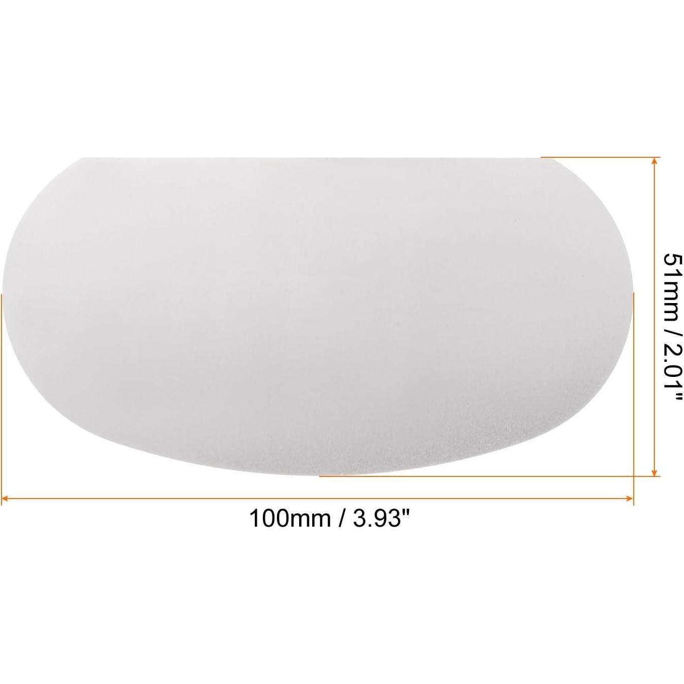 Raspadores de Arcilla Inoxidable HARFINGTON 4 Piezas 10x5 cm