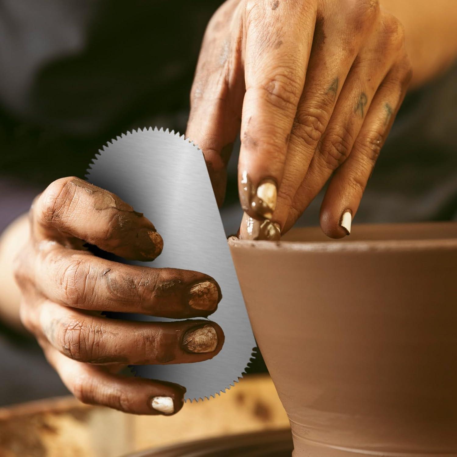 4 Herramientas de Escultura de Arcilla Styquenzer Acero Inoxidable