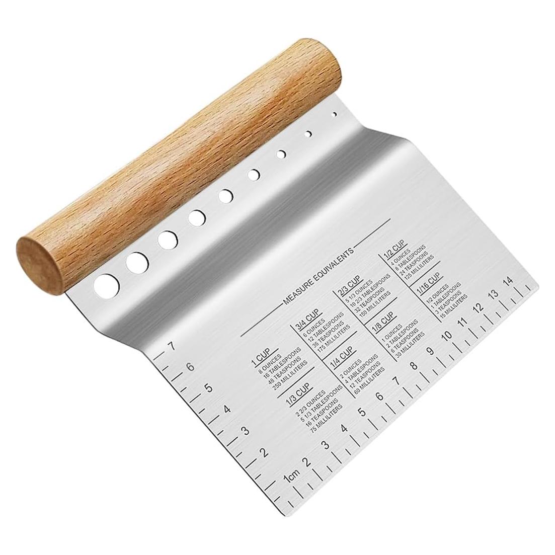 ALLTOP Raspador de Masa Acero Inoxidable 14.99x13.97cm