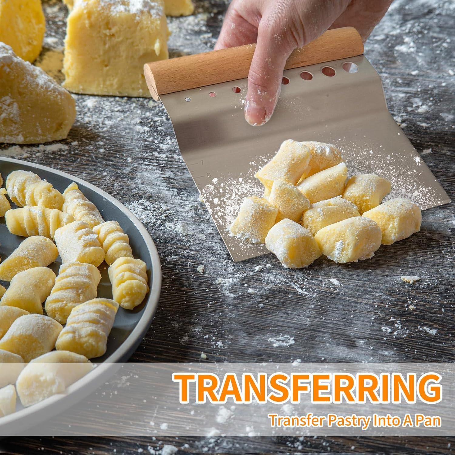 ALLTOP Raspador de Masa Acero Inoxidable 14.99x13.97cm