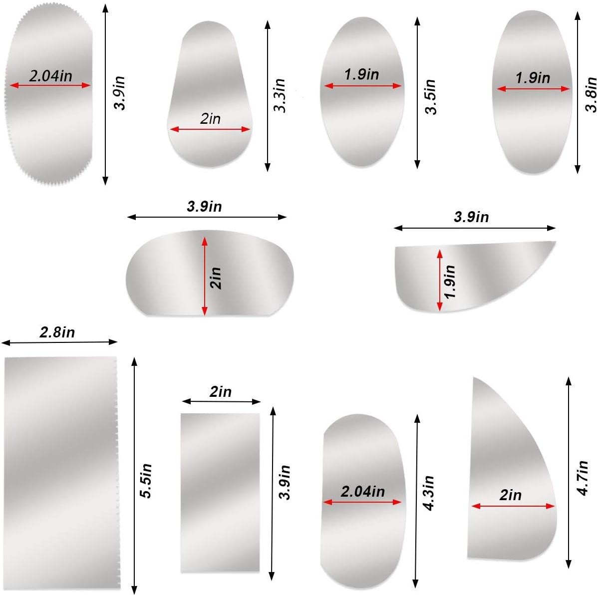 Juego de 12 herramientas de corte cerámica ACKLLR