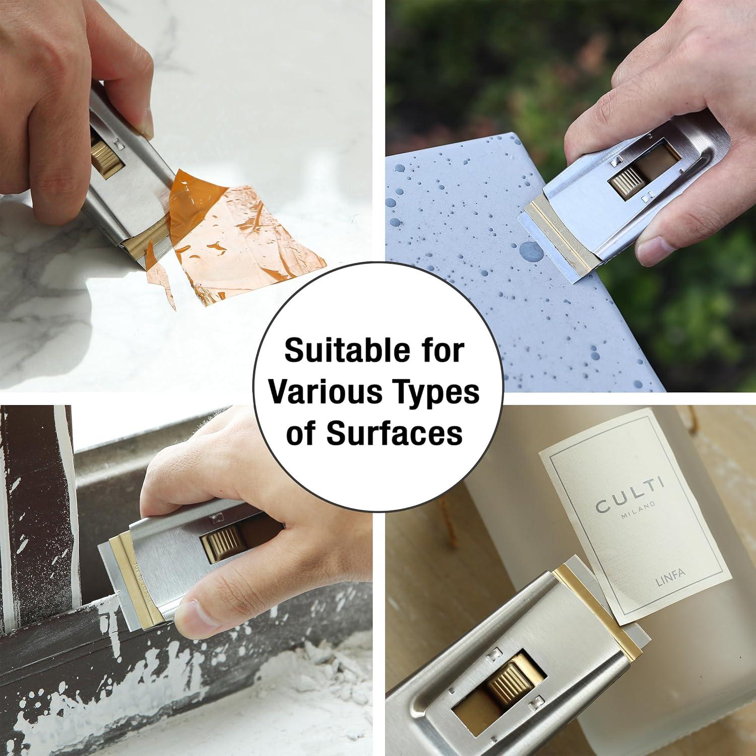 Raspador de Cuchilla de Metal Bates - 2 Paquete, 30 Cuchillas