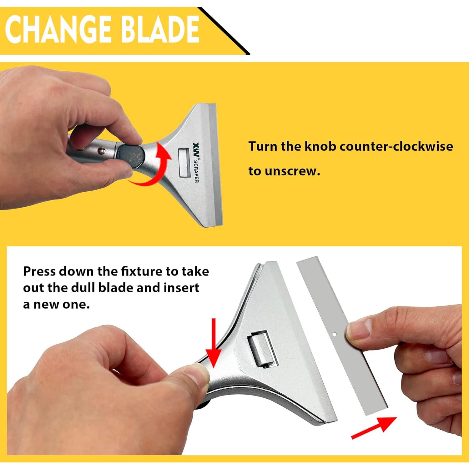 Juego de raspadores de pintura XW con 20 cuchillas SK5