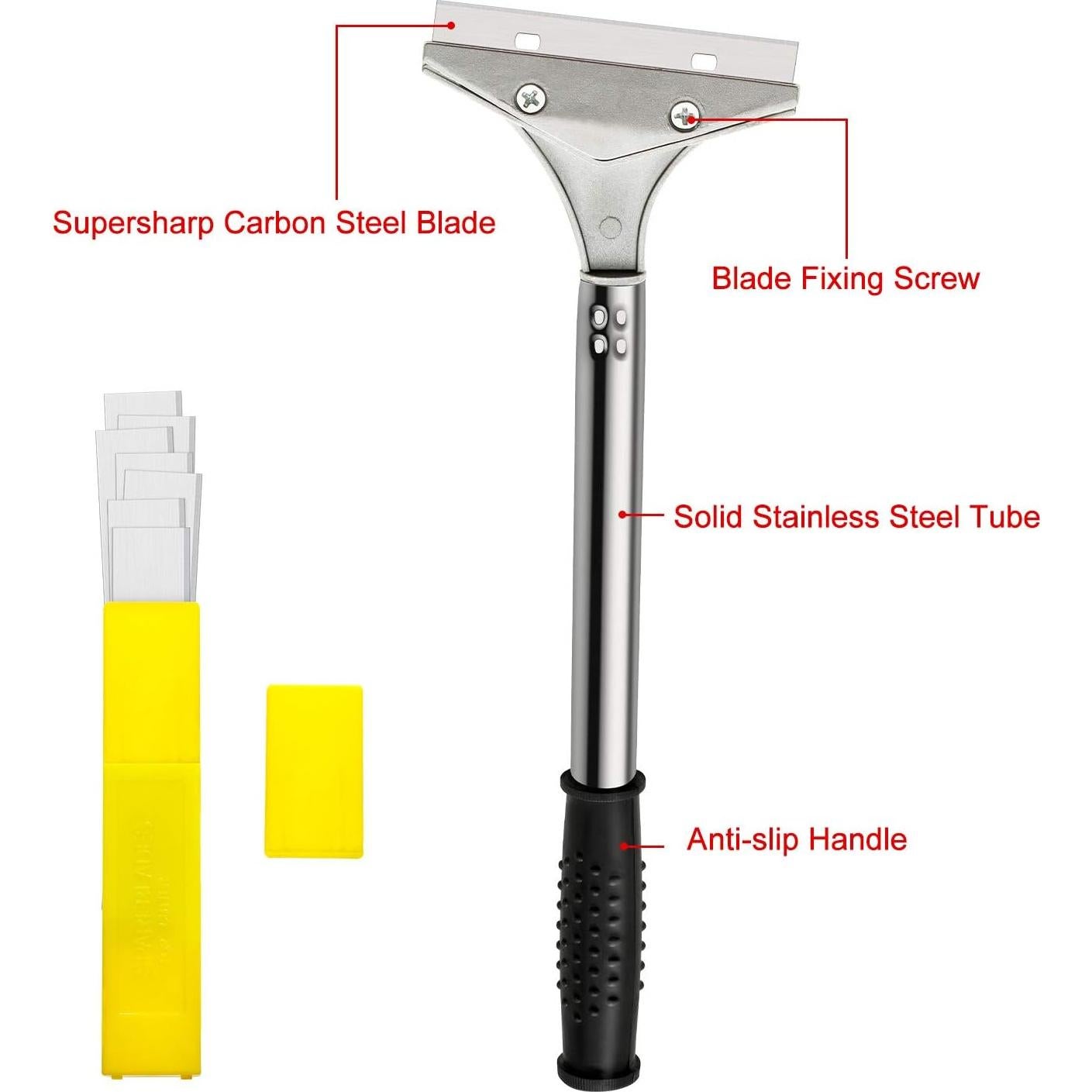 Raspador de Cuchilla Mudder 32 cm con 10 Cuchillas Repuesto