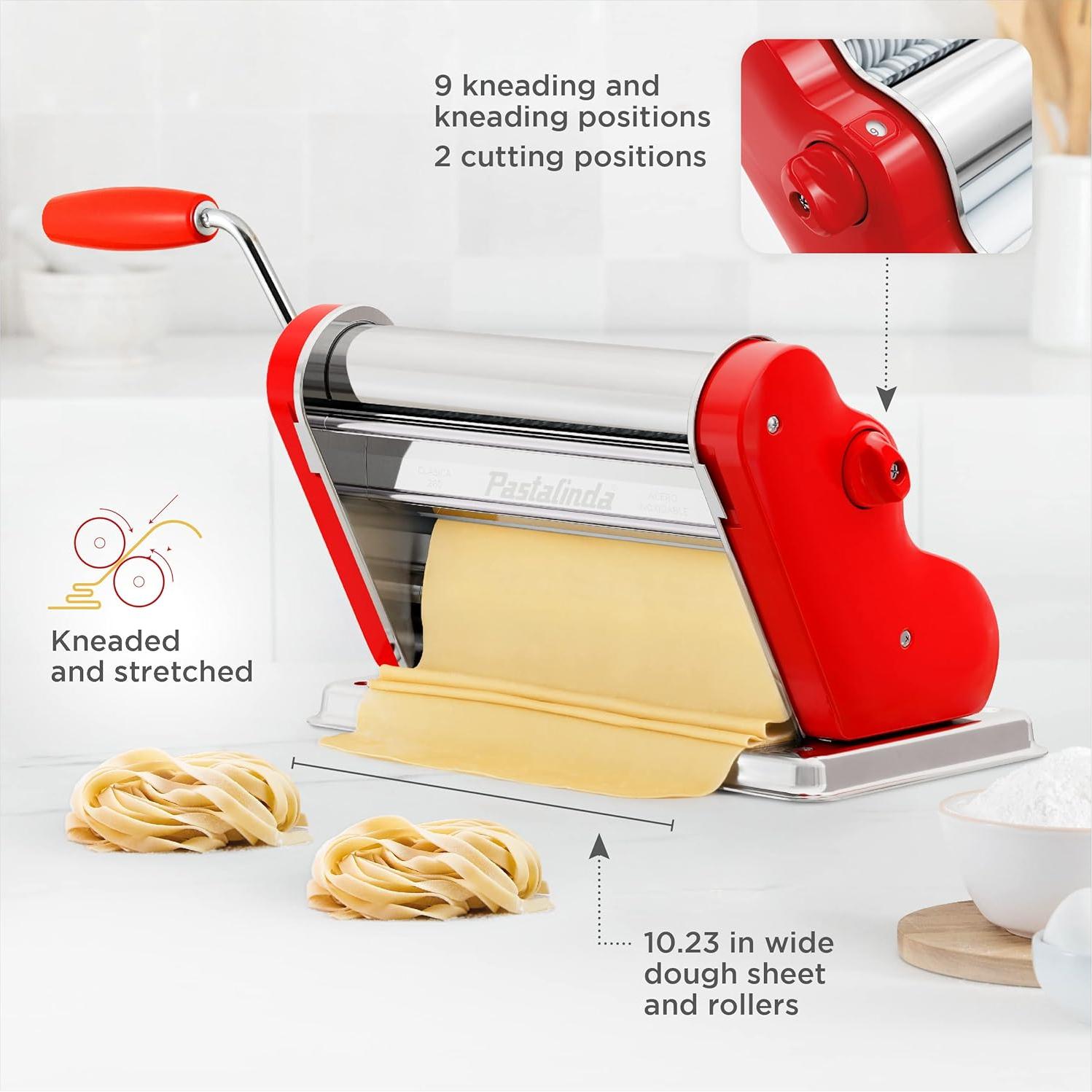 MAQUINA DE PASTA PASTALINDA Classic 26 cm, 9 posiciones, Manual