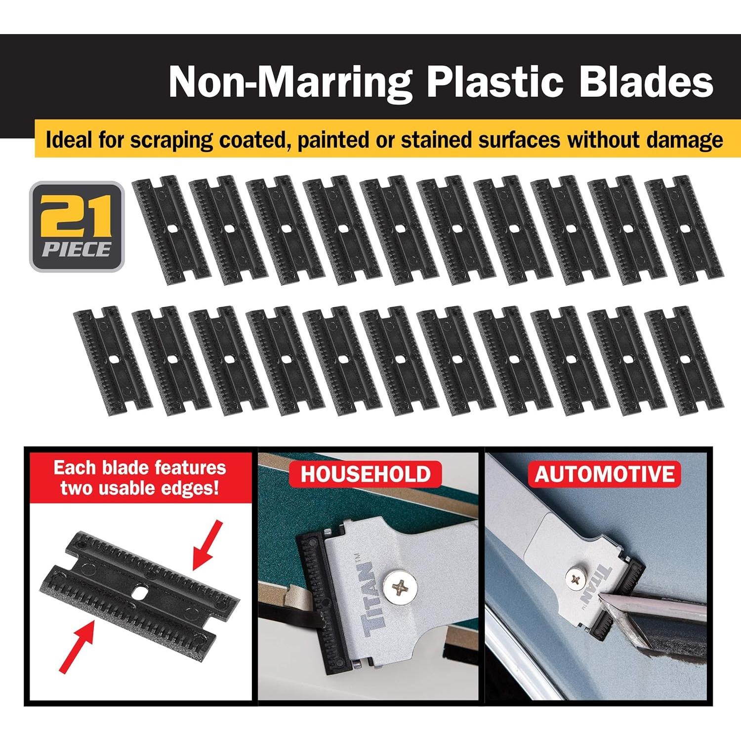 Raspador Mini Titan Tools 17014 10 Cuchillas Plástico